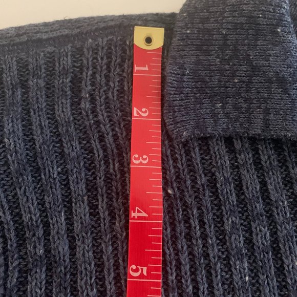 EUC X-treme Gear Vintage 1/4 Zip Blue Sweater Size Medium - Picture 11 of 14